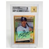 2009 Topps Chrome Gold Everth Cabrera AU Beckett 9