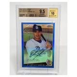 2009 Topps ChromeBlue Everth Cabrera AU Beckett9.5