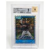 2007 Bowman Chrome Emmanuel Burriss AU Beckett 9