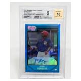 2007 Bowman Chrome Blue Michael Burgess Beckett 9