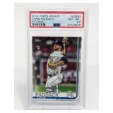 2019 Topps Update Chris Paddack Pitching PSA 8.5