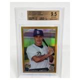 2009 Topps Chrome Gold Everth Cabrera Beckett 9.5
