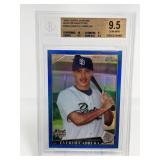 2009 Topps Chrome Blue Everth Cabrera Beckett 9.5
