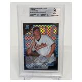 2005 Bowman Chrome XFrac. Nolan Reimold Beckett 9