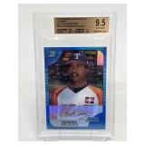 2005 Bowman Chrome Blue Edison Volquez Beckett9.5