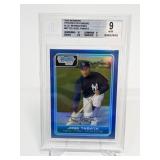 2006 Bowman Chrome Blue Jose Tabata Beckett 9
