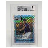 2006 Bowman Chrome XFrac. Scott Feldman Beckett 9