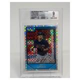 2007 Bowman Chrome XFrac. Matt Laporta Beckett 9