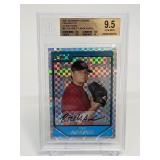 2007 Bowman Chrome XFrac Brett Anderson Beckett9.5