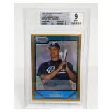 2007 Bowman Chrome Gold Ref Will Venable Beckett 9