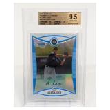 2008 Bowman Chrome Ref. Alex Liddi Beckett 9.5