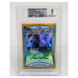 2008 Bowman Chrome Gold Jesus Montero Beckett 9