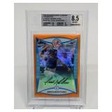 2008 Bowman Chrome Orange Jesus Montero Beckett8.5