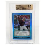 2009 Bowman Chrome Blue Tyler Flowers Beckett 9.5