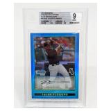 2009 Bowman Chrome Blue Tyler Flowers Beckett 9