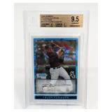 2009 Bowman Chrome XFrac Tyler Flowers Beckett 9.5