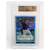 2009 Bowman Chrome Ref. Tyler Flowers Beckett 9.5