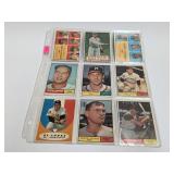 1961 Topps Baseball - Drysdale, Cash Spahn, etc
