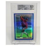 2010 Bowman Chrome Blue Randall Delgado Beckett8.5