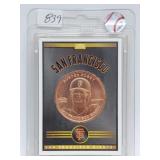 1 oz .999 Copper Buster Posey-San Fran Giants