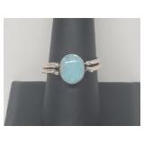 .925 Sterling Silver Reversible Ring