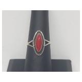 .925 Sterling Silver Turquoise Ring