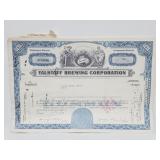 Falstaff Brewing Common Stock Certificate