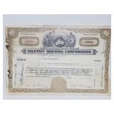 Falstaff Brewing Common Stock Certificate