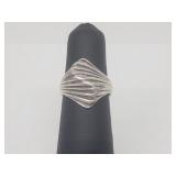 .925 Sterling Silver Israel Ring