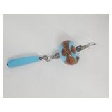 .925 Sterling Silver Glass Bead Pendant