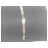 .925 Sterling Silver Serpent Chain Bracelet