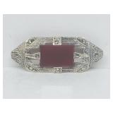 .925 Sterling Silver Vintage Inspired Gemstone