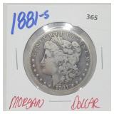 1881-S 90% Silver Morgan $1 Dollar