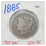 1885 90% Silver Morgan $1 Dollar