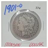 1901-O 90% Silver Morgan $1 Dollar