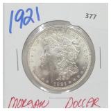 1921 90% Silver Morgan $1 Dollar