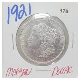 1921 90% Silver Morgan $1 Dollar