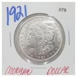 1921 90% Silver Morgan $1 Dollar