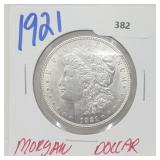 1921 90% Silver Morgan $1 Dollar
