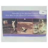 Rep of Marshall Il Men on the Moon $5 Comm Coin