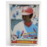 Lou Brock 1979 Topps #665 St. Louis Cardinals Lou Brock 1979 Topps #665 St. Louis Cardinals