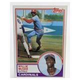 Willie McGee 1983 Topps Rookie RC #49 Willie McGee 1983 Topps Rookie RC #49