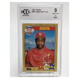 Ozzie Smith 1987 Topps All-Star #598 Beckett 9 Ozzie Smith 1987 Topps All-Star #598 Beckett 9