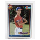 Chipper Jones 1991 Topps #333 Rookie RC Braves Chipper Jones 1991 Topps #333 Rookie RC Braves