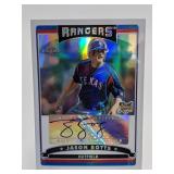 2006 Topps Jason Botts signed RC 2006 Topps Jason Botts signed RC