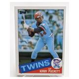 1985 Topps Kirby Puckett RC #536 1985 Topps Kirby Puckett RC #536