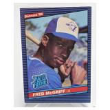 1986 Donruss Rated Rookie Fred McGriff RC #28 1986 Donruss Rated Rookie Fred McGriff RC #28