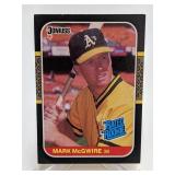 1987 Donruss Mark McGwire RC #46 1987 Donruss Mark McGwire RC #46