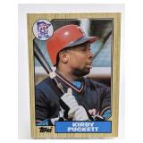 1987 Topps Kirby Pucket card 1987 Topps Kirby Pucket card