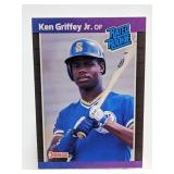 1989 Donruss Rated Rookie Ken Griffey Jr. #33 1989 Donruss Rated Rookie Ken Griffey Jr. #33